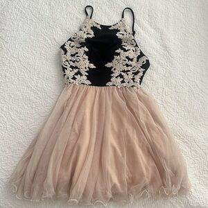 Blondie Nites Homecoming Party Mini Dress